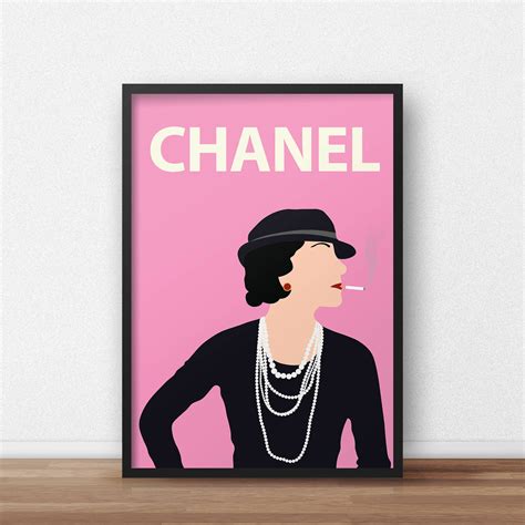 coco chanel poster print